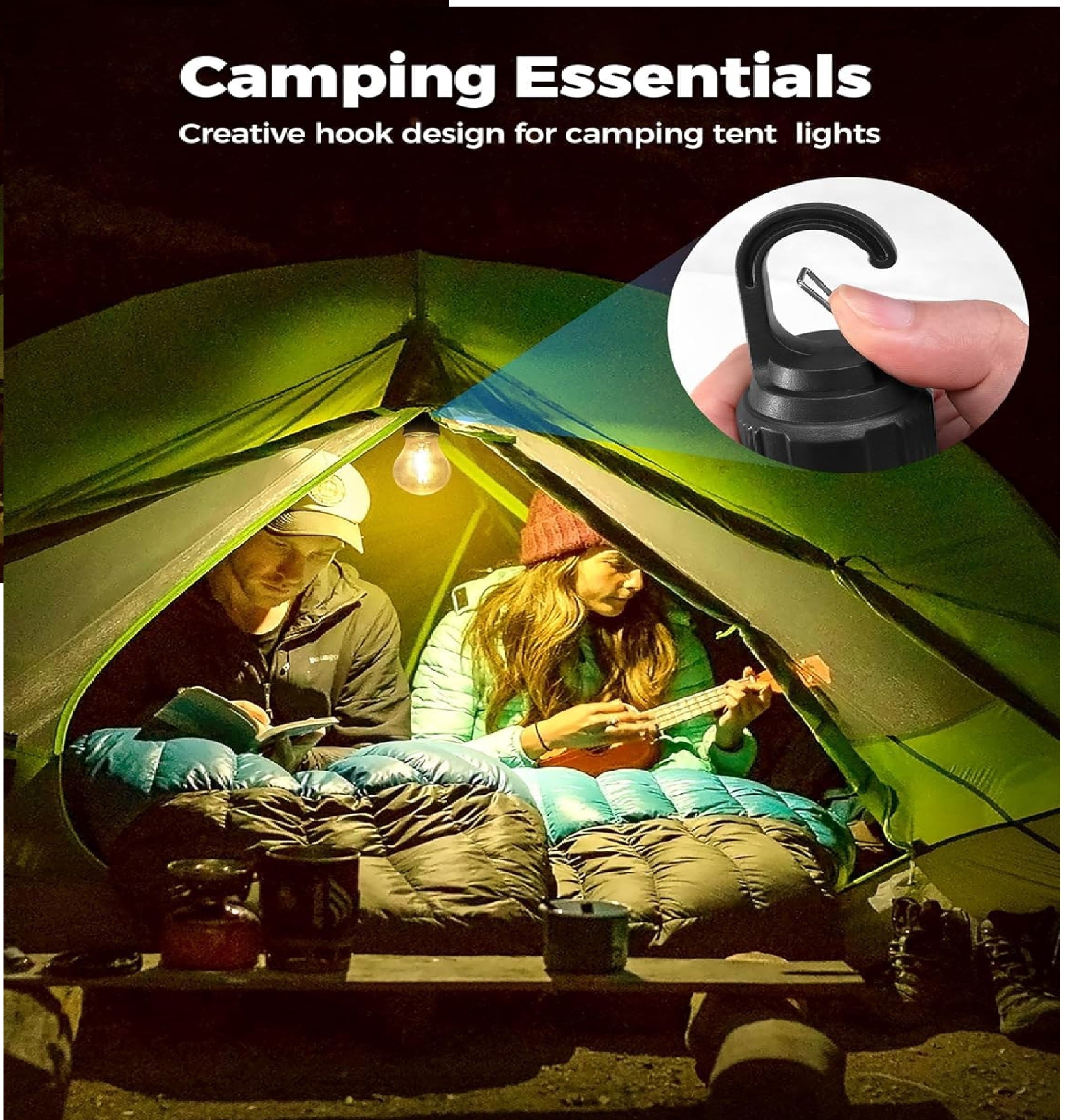 Waterproof LED Camping Lamp  Rechargeable BulB