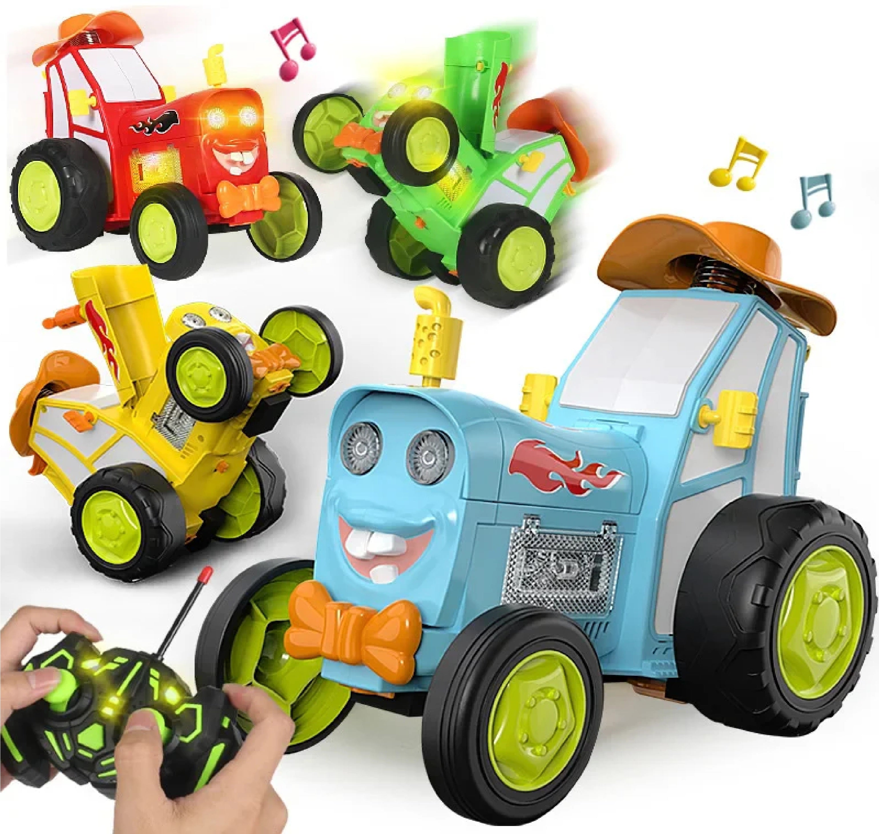 Crazy Jumping Car Toy Rechargeable with Music & Light